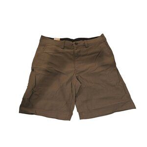 PrAna Men's Alameda Shorts 9" Inseam Slate Green 34 in x 9 Stretch New With Tags